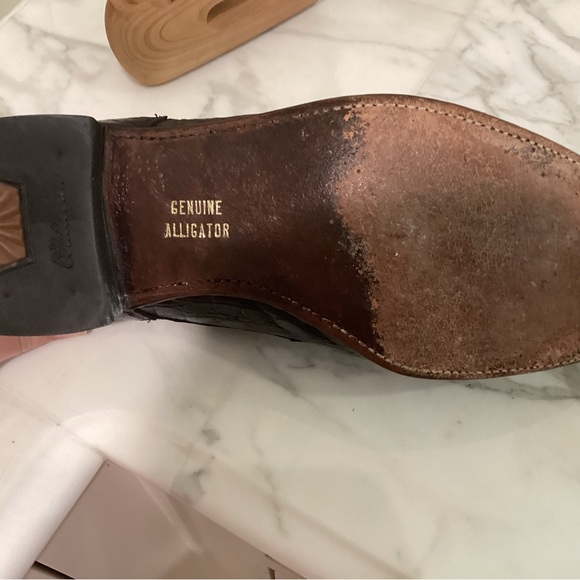 Black handmade Genuine Alligators. - Picture 3 of 8